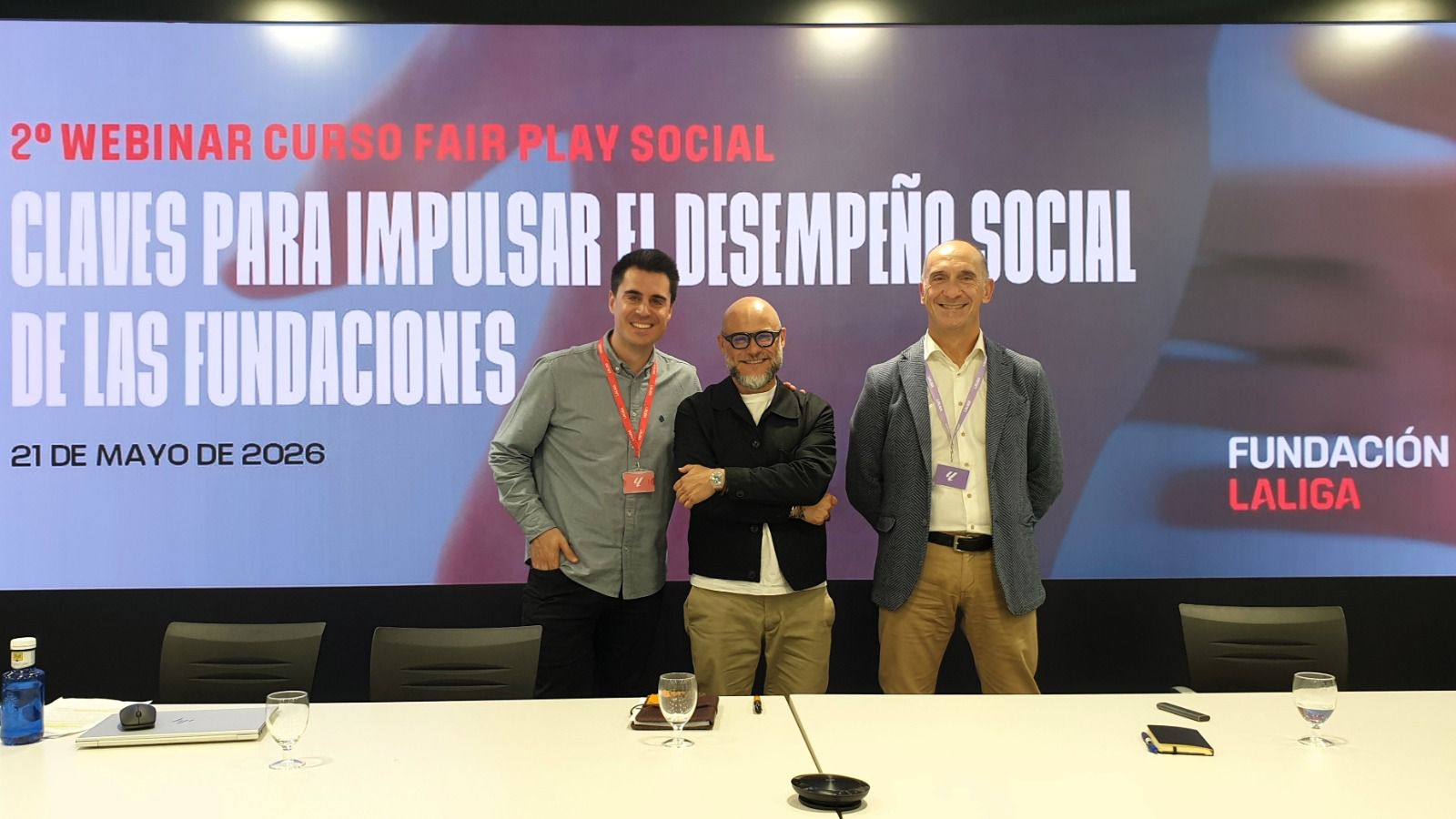 Clausura del curso Fair Play Social de FUNDACIÓN LALIGA: innovación, comunicación e impacto social en el deporte.
